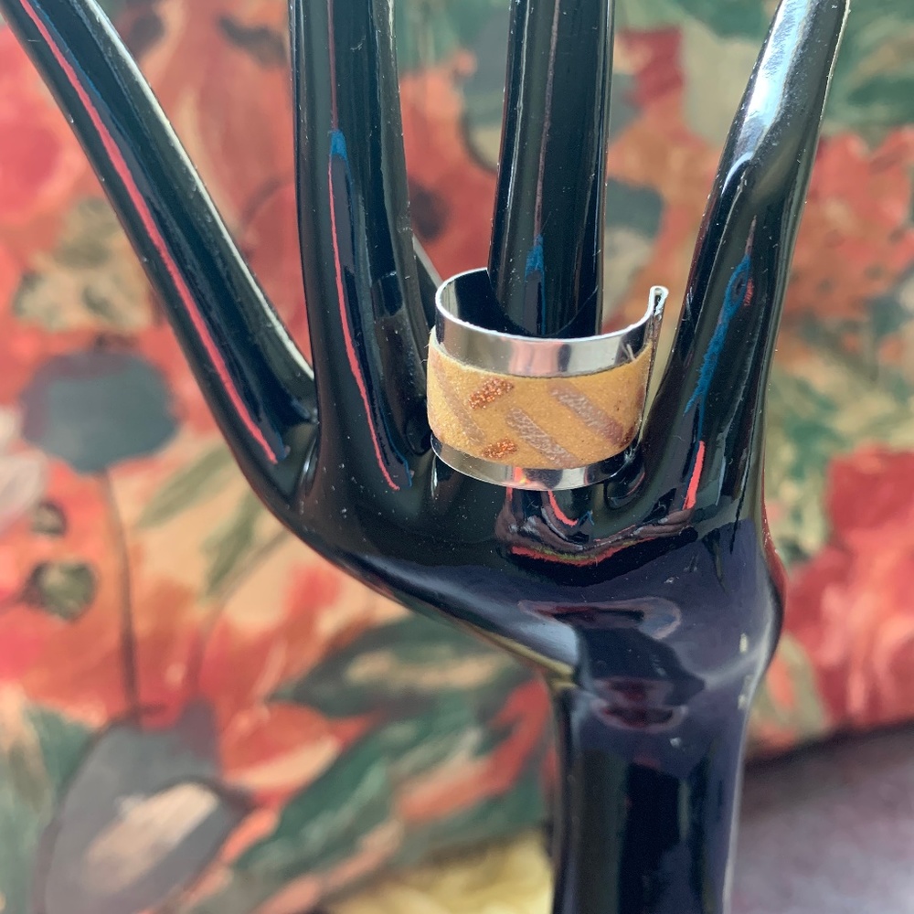 Thin metal "cuff" band, NEW